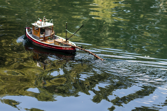 Elaborate Central Park Model Boat