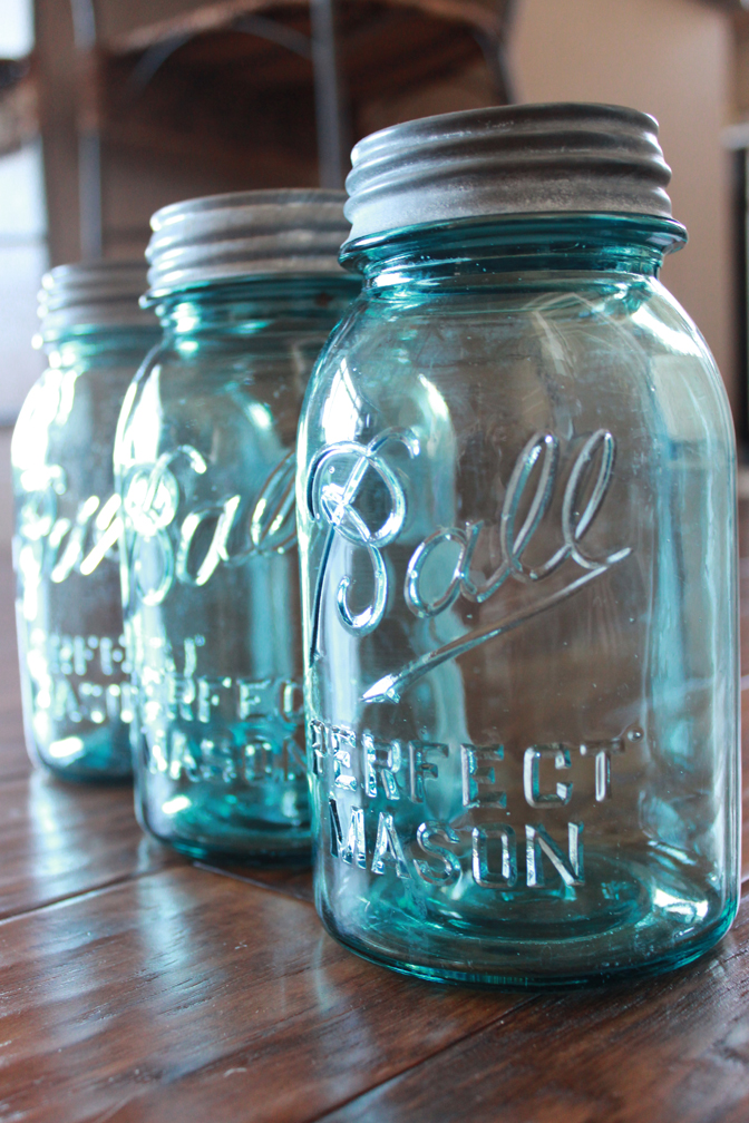 Three Perfect Mason Jars